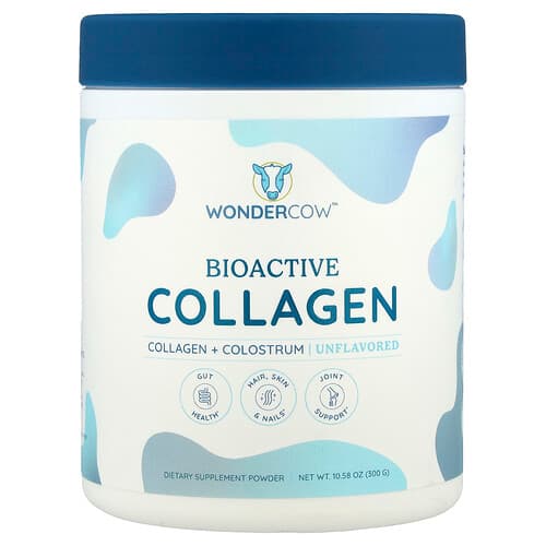 Wondercow, Bioactive Collagen, Unflavored, 10.58 oz (300 g)