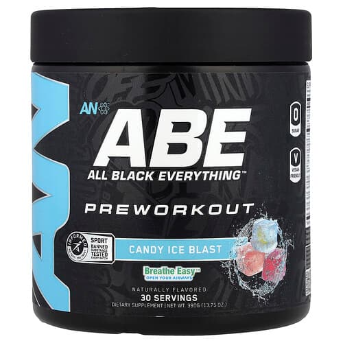 ABE, Ultimate Pre-Workout, Candy Ice Blast, 13.75 oz (390 g)