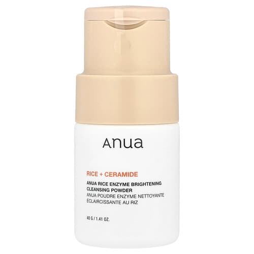 Anua, Rice Enzyme Brightening Cleansing Powder, Rice + Ceramide, 1.41 oz (40 g)