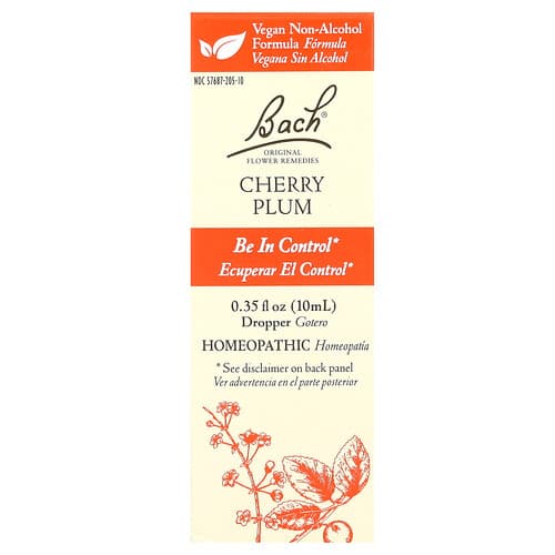 Bach, Original Flower Remedies, Cherry Plum, 0.35 fl oz (10 ml)
