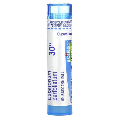 Boiron, Eupatorium Perfoliatum, 30C, Bodily Ache Relief, Approx 80 Pellets