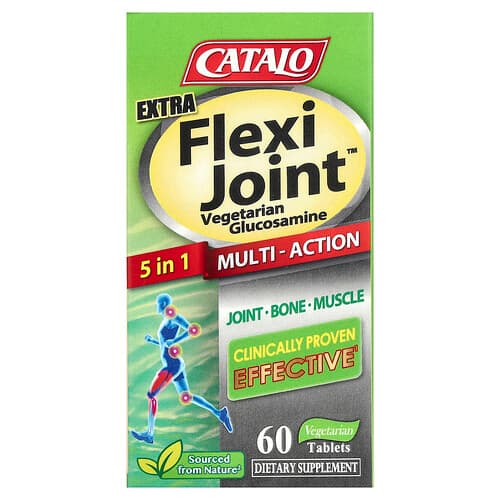 CATALO, Extra Flexi Joint™ Vegetarian Glucosamine, 60 Vegetarian Tablets