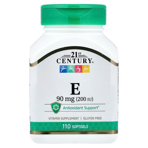 21st Century, Vitamin E, 90 mg (200 IU), 110 Softgels