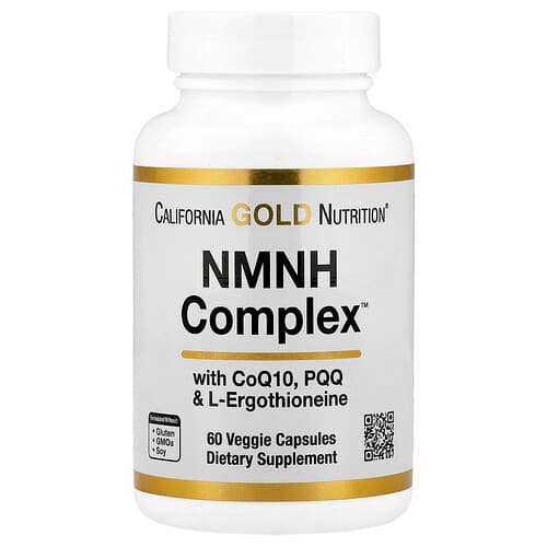 California Gold Nutrition, NMNH Complex, with CoQ10, PQQ & L-Ergothioneine, 60 Veggie Capsules