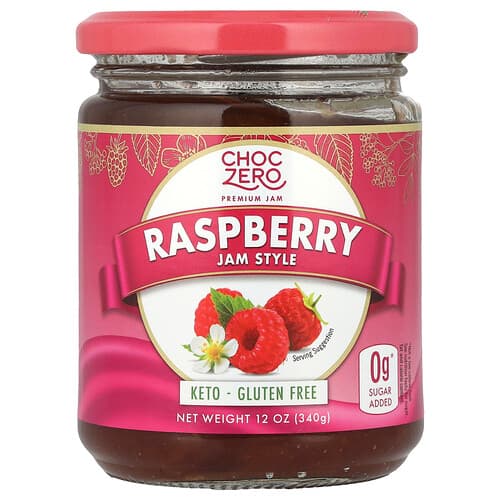 ChocZero, Raspberry Jam Style, 12 oz (340 g)