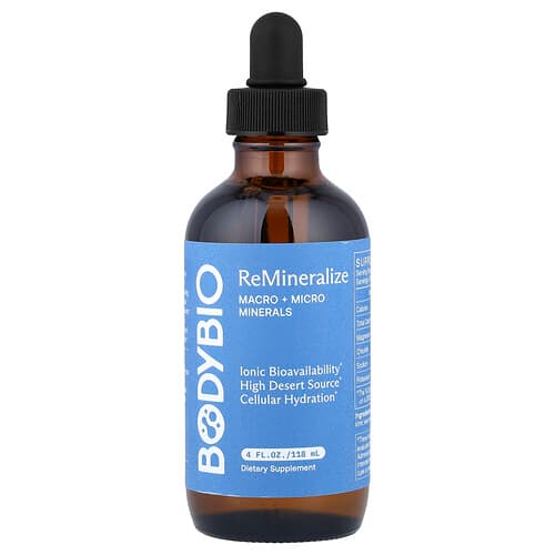 BodyBio, Remineralize, Macro + Micro Minerals, 4 fl oz (118 ml)