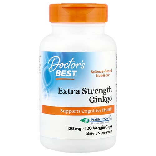 Doctor's Best, Ginkgo, 120 mg, 120 Veggie Caps