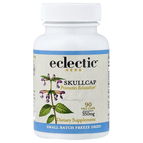 Eclectic Herb, Skullcap, Promotes Relaxation, 350 mg, 90 Veg Caps