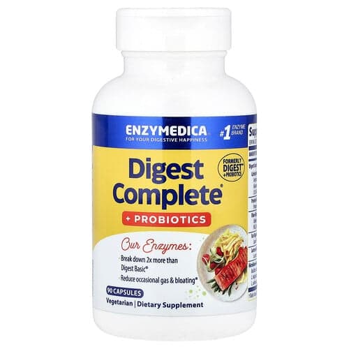 Enzymedica, Digest Complete® +Probiotics, 90 Capsules