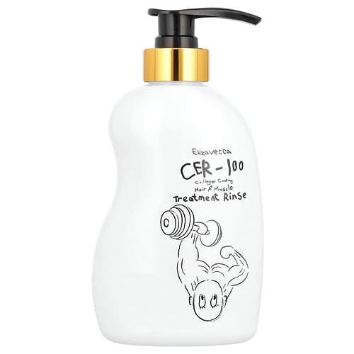 Elizavecca, CER-100 Collagen Coating Hair A+ Muscle Treatment Rinse, 16.9 fl oz (500 ml)