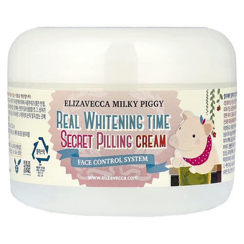 Elizavecca, Milky Piggy, Secret Pilling Cream, Face Control System, 3.53 oz (100 g)