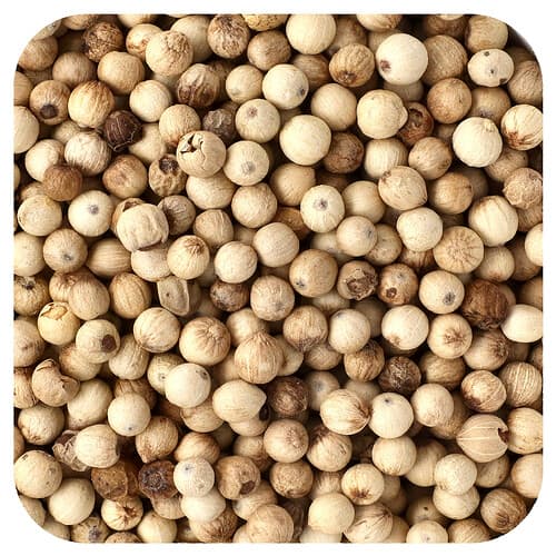Frontier Co-op, Organic Whole White Peppercorns, 16 oz (453 g)