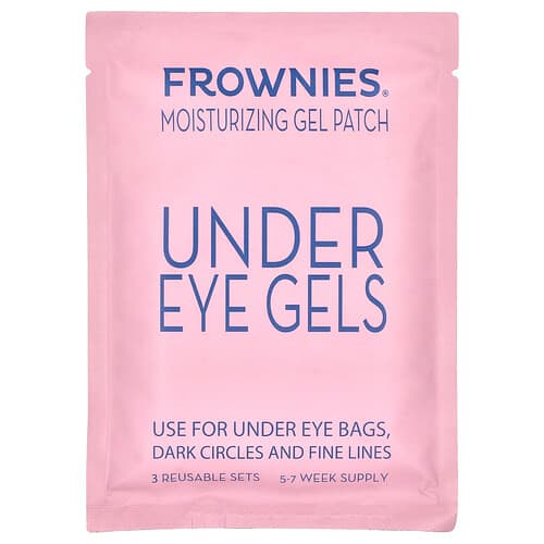 Frownies, Under Eye Gels, 3 Sets