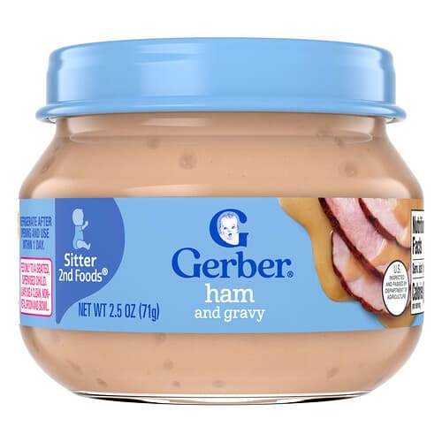Gerber, 2nd Foods®, Sitter, Ham and Gravy, 2.5 oz (71 g)