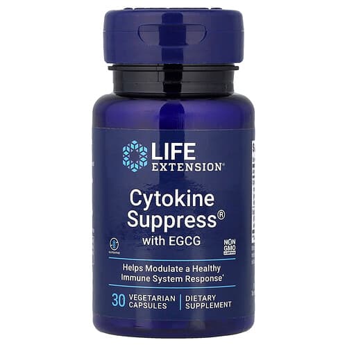 Life Extension, Cytokine Suppress® with EGCG, 30 Vegetarian Capsules
