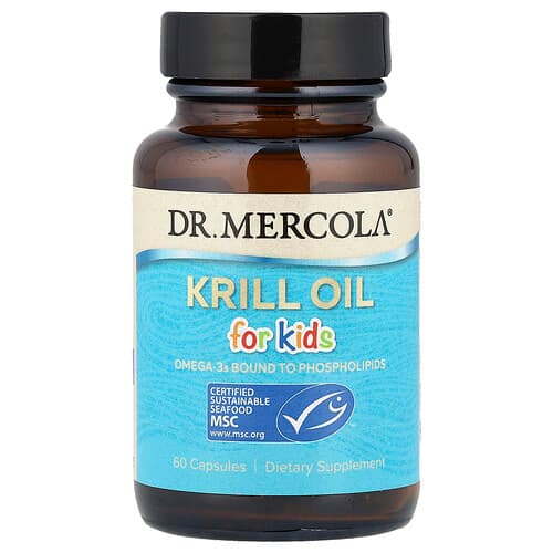 Dr. Mercola, Krill Oil for Kids, 60 Capsules