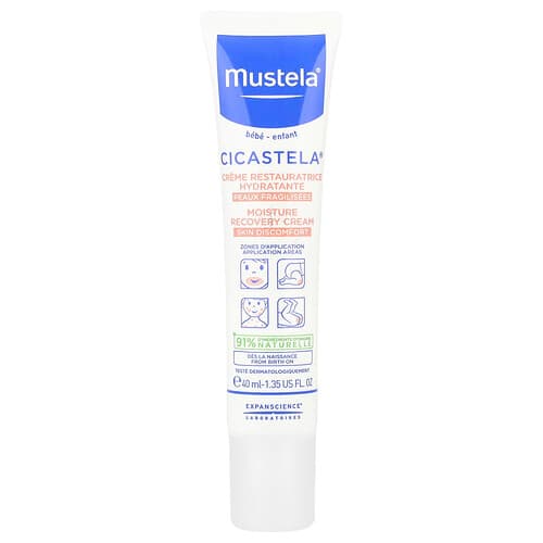 Mustela, Cicastela® Moisture Recovery Cream, 1.35 fl oz (40 ml)
