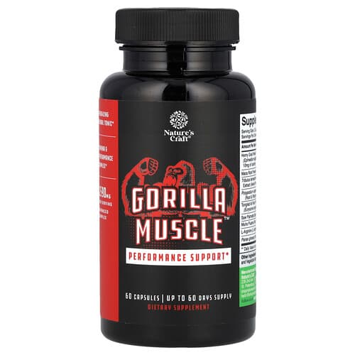 Nature's Craft, Gorilla Muscle™, Performance Support, 60 Capsules