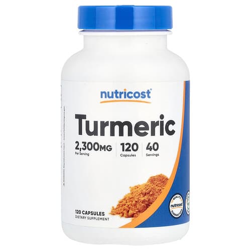 Nutricost, Turmeric, 120 Capsules