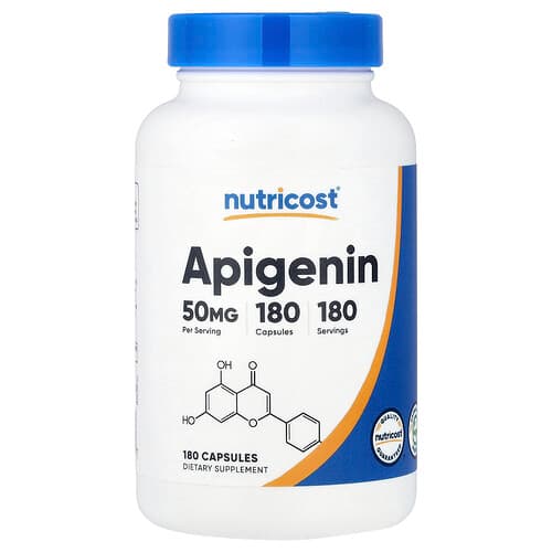 Nutricost, Apigenin, 50 mg, 180 Capsules