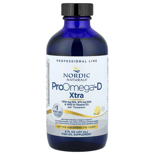 Nordic Naturals, ProOmega®-D Xtra, Great Lemon, 8 fl oz (237 ml)