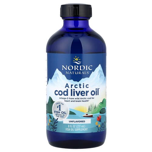 Nordic Naturals, Arctic Cod Liver Oil™, Unflavored, 1,060 mg, 8 fl oz (237 ml)