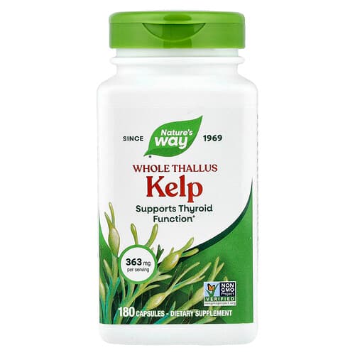 Nature's Way, Whole Thallus Kelp, 180 Capsules