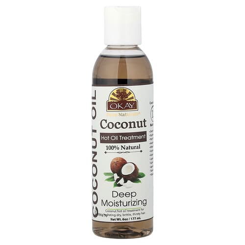 Okay Pure Naturals, Coconut, Hot Oil Treatment, Deep Moisturizing, 6 oz (177 ml)
