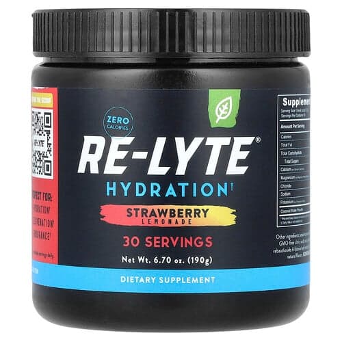 Redmond, Re-Lyte® Hydration, Strawberry Lemonade, 6.7 oz (190 g)