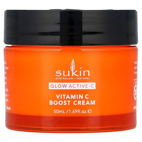 Sukin, Glow Active-C, Vitamin C Boost Cream , 1.69 fl oz (50 ml)