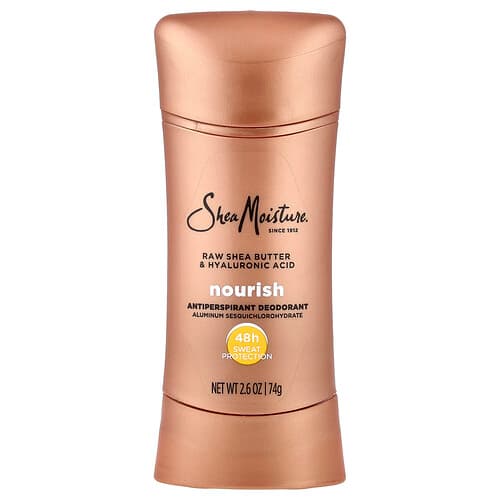 SheaMoisture, Antiperspirant Deodorant, Nourish, Raw Shea Butter & Hyaluronic Acid, 2.6 oz (74 g)