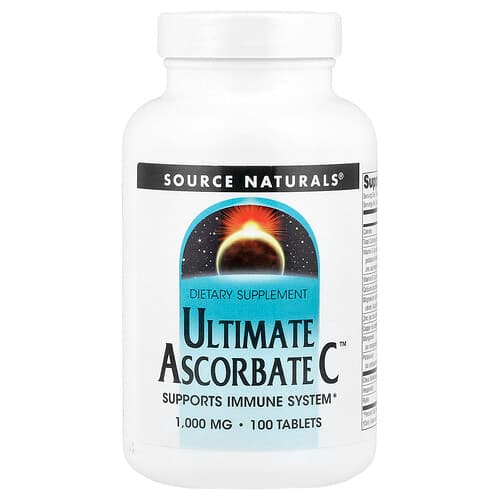 Source Naturals, Ultimate Ascorbate C™, 100 Tablets