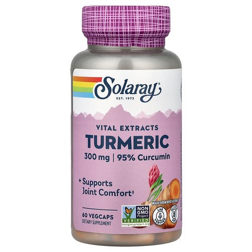 Solaray, Vital Extracts, Turmeric, 300 mg, 60 VegCaps