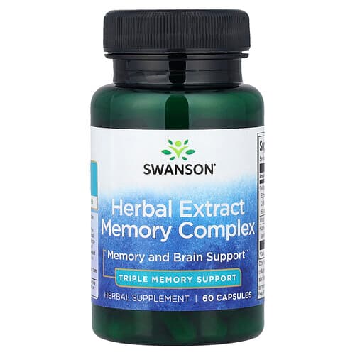 Swanson Vitamins, Herbal Extract Memory Complex, 60 Capsules