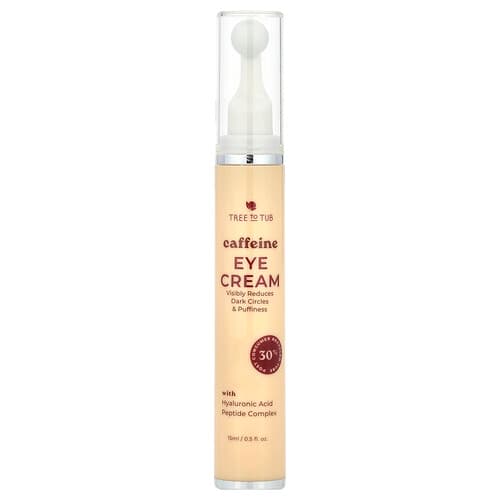 Tree To Tub, Caffeine Eye Cream, 0.5 fl oz (15 ml)