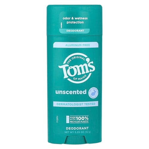 Tom's of Maine, Aluminum Free Deodorant, Unscented, 3.25 oz (92 g)