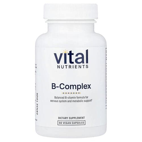 Vital Nutrients, B-Complex, 60 Vegan Capsules