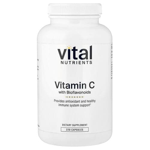 Vital Nutrients, Vitamin C with Bioflavonoids, 220 Capsules