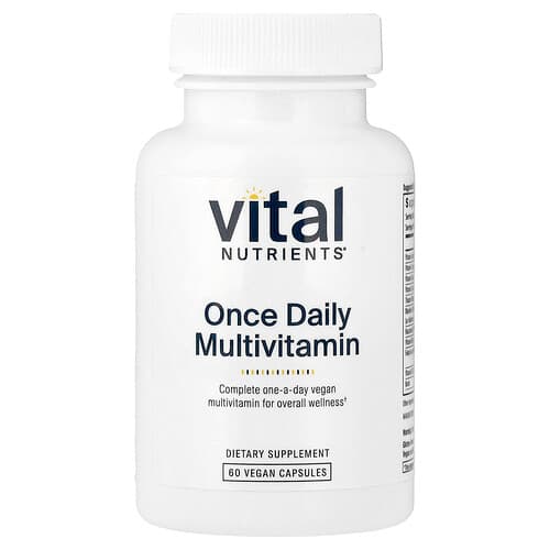 Vital Nutrients, Once Daily Multivitamin, 60 Vegan Capsules