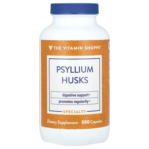 The Vitamin Shoppe, Psyllium Husks, 300 Capsules (720 mg per Capsule)